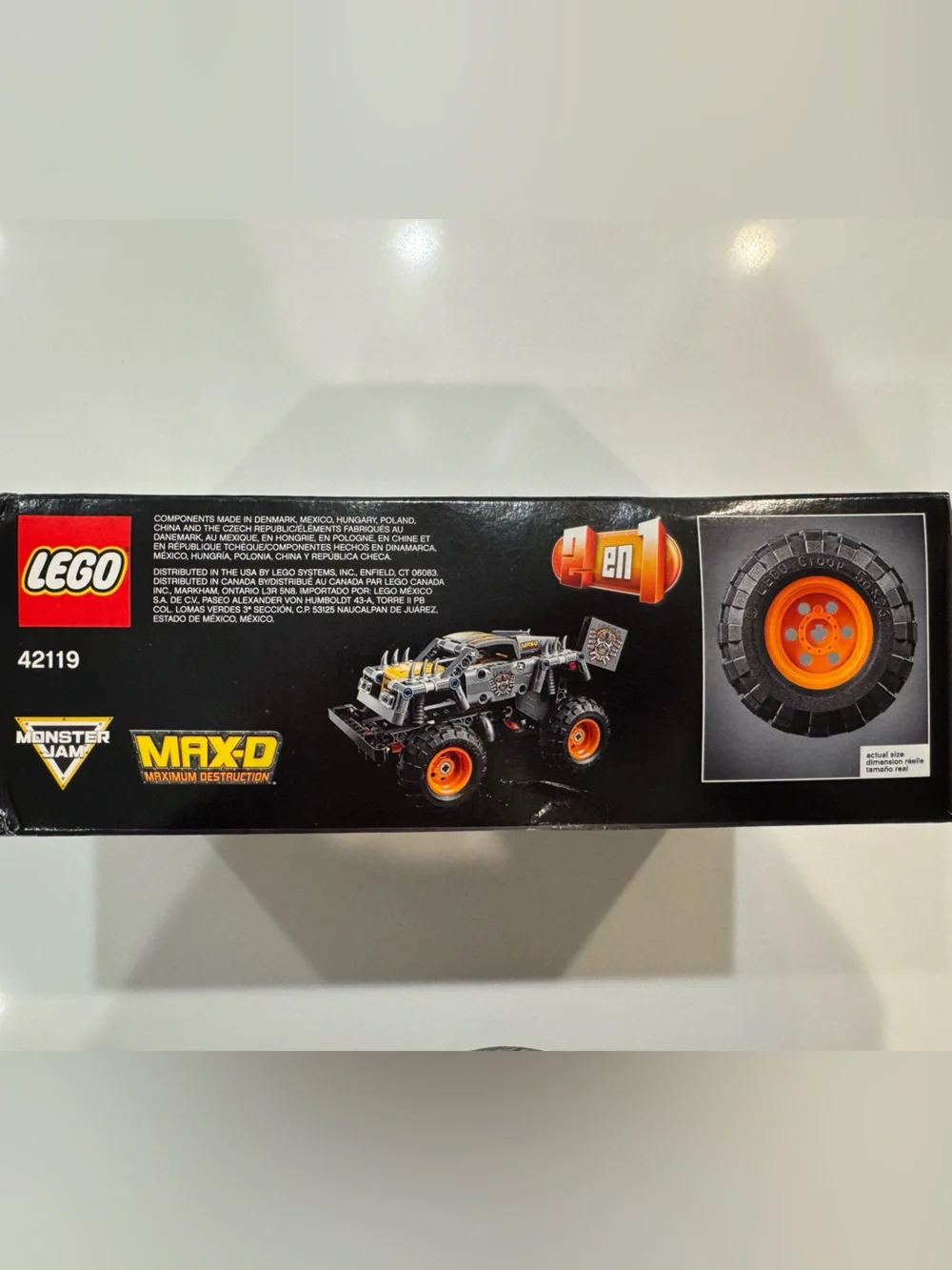 LEGO Technic Monster Jam Max-D Truck in Black and Orange Factory Sealed